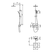 Душевая система Grocenberg GB7007-1MG Золото матовое-10