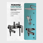 Душевая система Grocenberg GB7011BG Графит-2