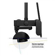 Душевая система Grocenberg GB7011BL Черная матовая-3