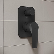 Душевая система Iddis Optima Home OPHBL02i67 Черная матовая-3