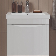 Тумба под раковину Velvex Vizo 50 tp.VIZ.COM.50.1Y подвесная Белый глянец-1