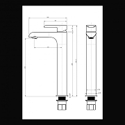 Смеситель для раковины Grocenberg GB3010CR Хром-1