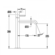 Смеситель для раковины Grocenberg GB3029GL Золото брашированное-2