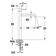 Смеситель для раковины Grocenberg GB3029MG Золото матовое-4