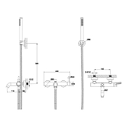 Смеситель для ванны Grocenberg GB8099GO Золото-2
