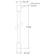 Душевой шланг Ramonsoler Accesorios 2475CNC Никель брашированный-2