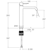 Смеситель для раковины Ramonsoler Odisea 390201NM Черный матовый-2