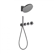 Душевая система Grocenberg GB5020BG с термостатом Графит