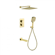 Душевая система Grocenberg GB5050GO с термостатом Золото