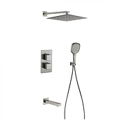 Душевая система Grocenberg GB5050NK с термостатом Никель