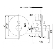 Душевая система Grocenberg GB5001CR Хром-11