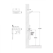 Душевая система Grocenberg GB5030BL Черная матовая-7