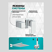 Душевая система Grocenberg GB5080CR Хром-3