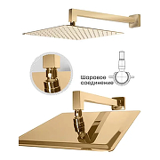 Душевая система Grocenberg GB5007GO Золото-10