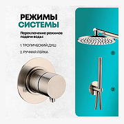 Душевая система Grocenberg GB5090NK Никель-2