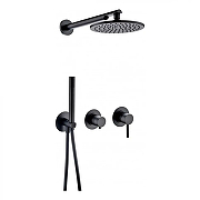 Душевая система Grocenberg GB5090BL Черная матовая