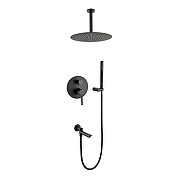 Душевая система Grocenberg GB5099BL-2 Черная матовая