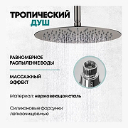 Душевая система Grocenberg GB5099BG-4 Графит-3