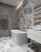 Керамогранит Arcadia Ceramica Invisible Onyx Grey FP1026-A серый полированный 60х120 см-8