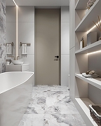 Керамогранит Arcadia Ceramica Invisible Onyx Grey FP1026-A серый полированный 60х120 см-10