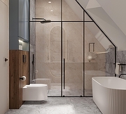 Керамогранит Arcadia Ceramica Arctic Pearl CR4011-A бежевый карвинг 60х120 см-11