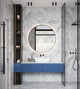 Керамогранит Arcadia Ceramica Bolivia Dove CR4009-A серый карвинг 60х120 см-8