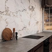 Керамогранит Arcadia Ceramica Malta Bianco CR4018-A белый с серым карвинг 60х120 см-9