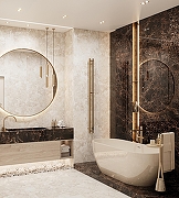 Керамогранит Arcadia Ceramica Seastone Beige CG4001-A бежевый карвинг 60х120 см-8