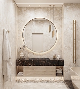 Керамогранит Arcadia Ceramica Seastone Beige CG4001-A бежевый карвинг 60х120 см-9