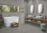 Керамогранит Arcadia Ceramica Equistone Graphite RG6002-A серый матовый 60х120 см-7