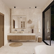 Керамогранит Arcadia Ceramica Eragon Light Brown GI8004-A бежевый матовый с глянцевым эффектом 60х120 см-8