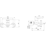 Смеситель для ванны Allen Brau Eclipse 2.0 5.E1A03-00 Хром-2