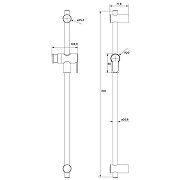 Душевой гарнитур Iddis Optima Home OPH3F20i16 Графит матовый-10
