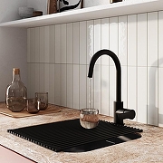 Ролл-мат для кухонной мойки Iddis Kitchen Line ROL35BLi59 Черный матовый-9