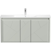 Тумба под раковину Allen Brau Paris 120 1.360004.PWM подвесная Папирус матовый-2