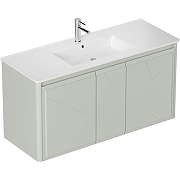 Тумба под раковину Allen Brau Paris 120 1.360004.PWM подвесная Папирус матовый-4