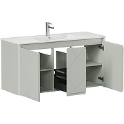 Тумба под раковину Allen Brau Paris 120 1.360004.PWM подвесная Папирус матовый-6