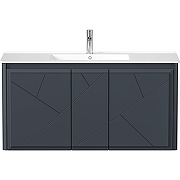 Тумба под раковину Allen Brau Paris 120 1.360004.AM подвесная Антрацит матовый-2