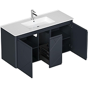 Тумба под раковину Allen Brau Paris 120 1.360004.AM подвесная Антрацит матовый-5