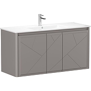 Тумба под раковину Allen Brau Paris 120 1.360004.PGM подвесная Платина матовый-1