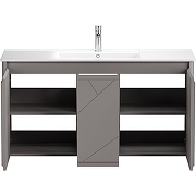 Тумба под раковину Allen Brau Paris 120 1.360004.PGM подвесная Платина матовый-8