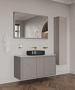 Тумба под раковину Allen Brau Paris 120 1.360004.PGM подвесная Платина матовый-12