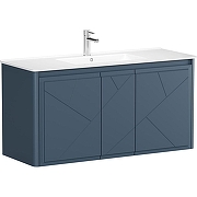 Тумба под раковину Allen Brau Paris 120 1.360004.BGM подвесная Синяя матовая-1