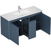 Тумба под раковину Allen Brau Paris 120 1.360004.BGM подвесная Синяя матовая-5