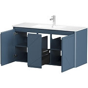 Тумба под раковину Allen Brau Paris 120 1.360004.BGM подвесная Синяя матовая-7