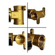 Гигиенический душ со смесителем Grocenberg GB001BR Бронза-4