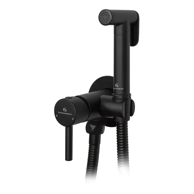 Гигиенический душ со смесителем Grocenberg GB001BL 