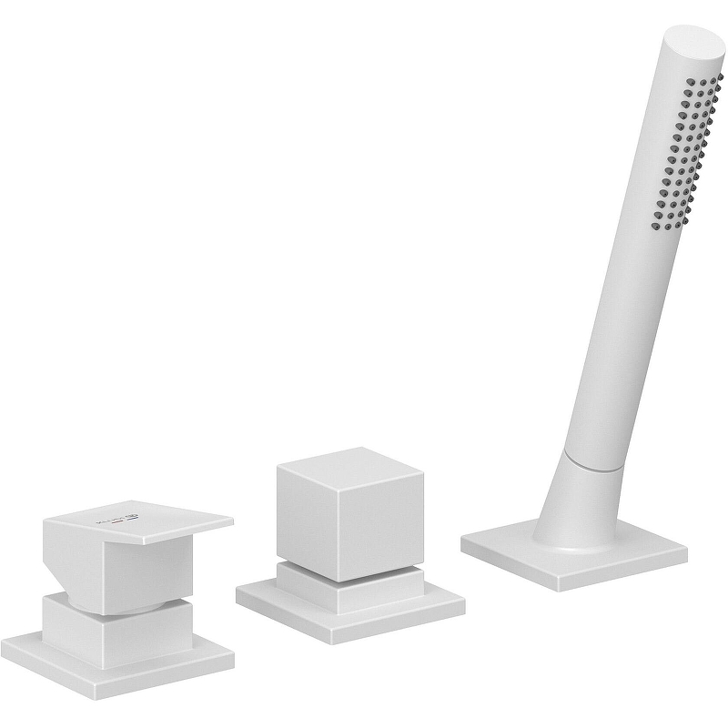 Смеситель на борт ванны Kludi Белый матовый 