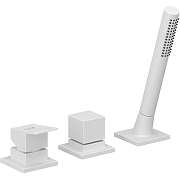 Смеситель на борт ванны Kludi Белый матовый Decus 544475375-1