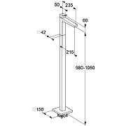 Смеситель для раковины Kludi Decus 545950575 Хром-2